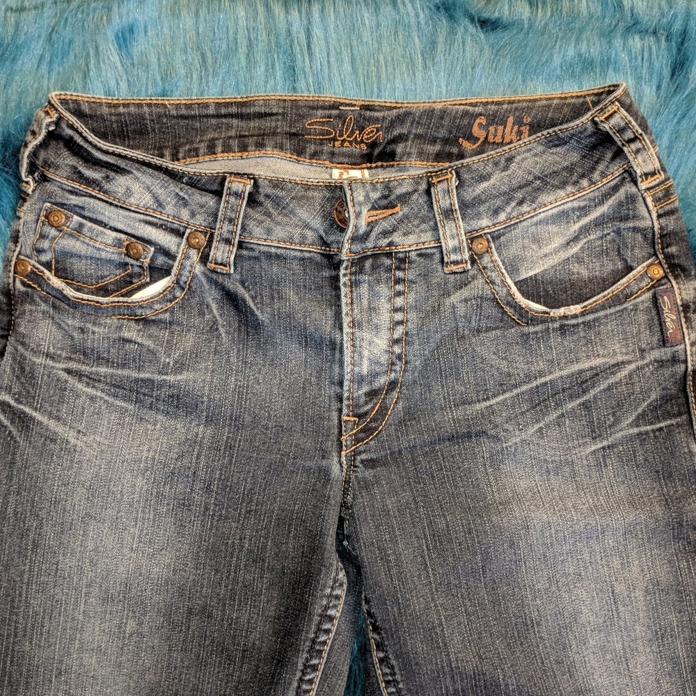 Silver Suki Jeans